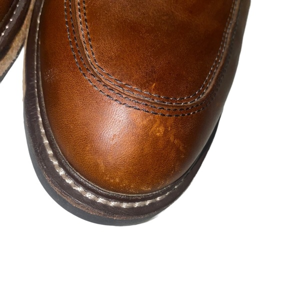 Men Woolrich woodWright brown leather boots size 10.5 - Picture 4 of 8